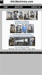 Mobile Screenshot of ahlmachinery.com